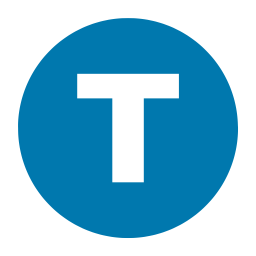 Icon letter t