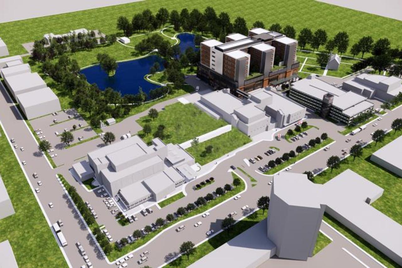 Richmond Hospital Redevelopment future state image.