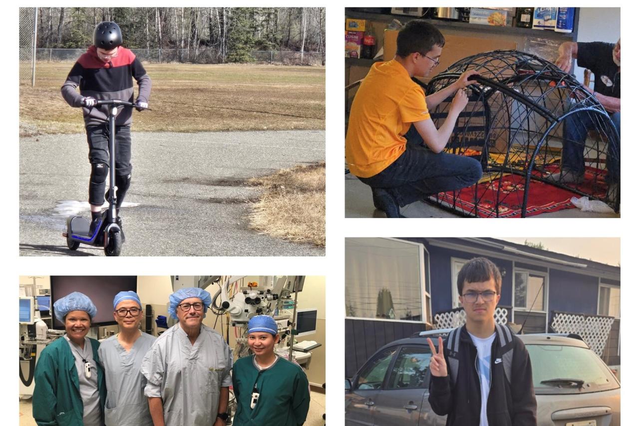 Dom and the medical team