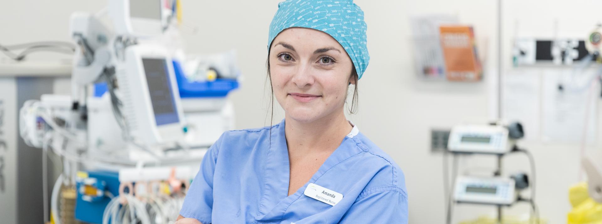 Nurse in operating room 