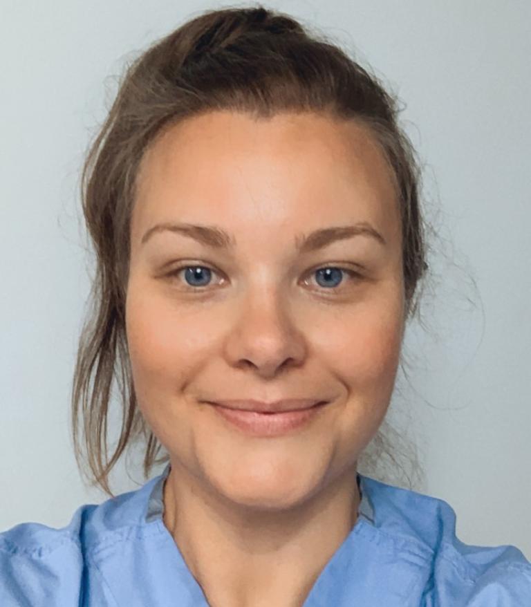 Portrait photo of Kristen Jacobsen, Sonographer