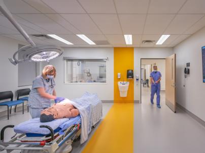 Breakout Room 3 in the VGH Simulation Centre