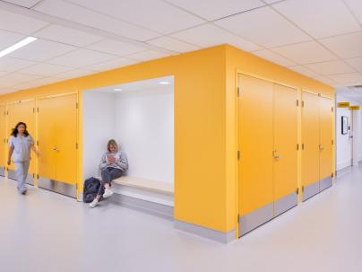 Hallway inside the VGH Simulation Centre