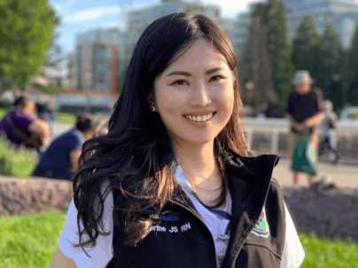 registered nurse working at the BC Leukemia Bone Marrow Transplant Program