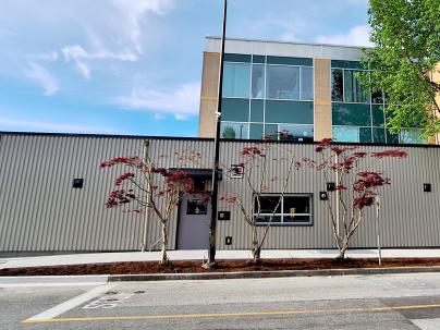 Exterior of the new UBC education centre at Richmond Hospital