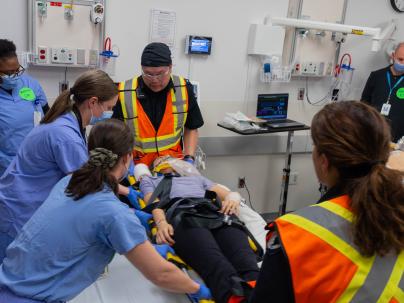 LGH mock crash event