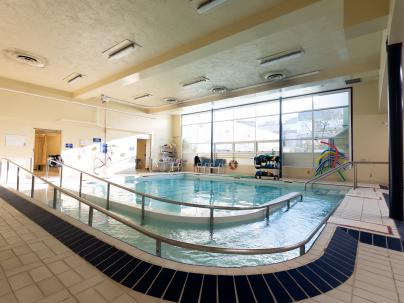Therapy pool at G.F. Strong Rehabilitation Centre.