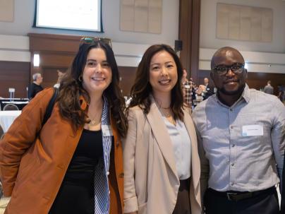 Team members at Leadership conference